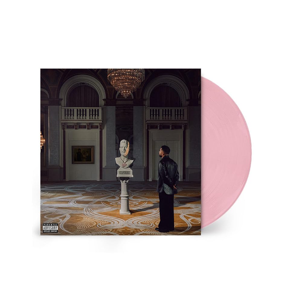 Karan Aujla – P-POP CULTURE (Baby Pink Vinyl)(LP) by Karan Aujla vinyl record cover