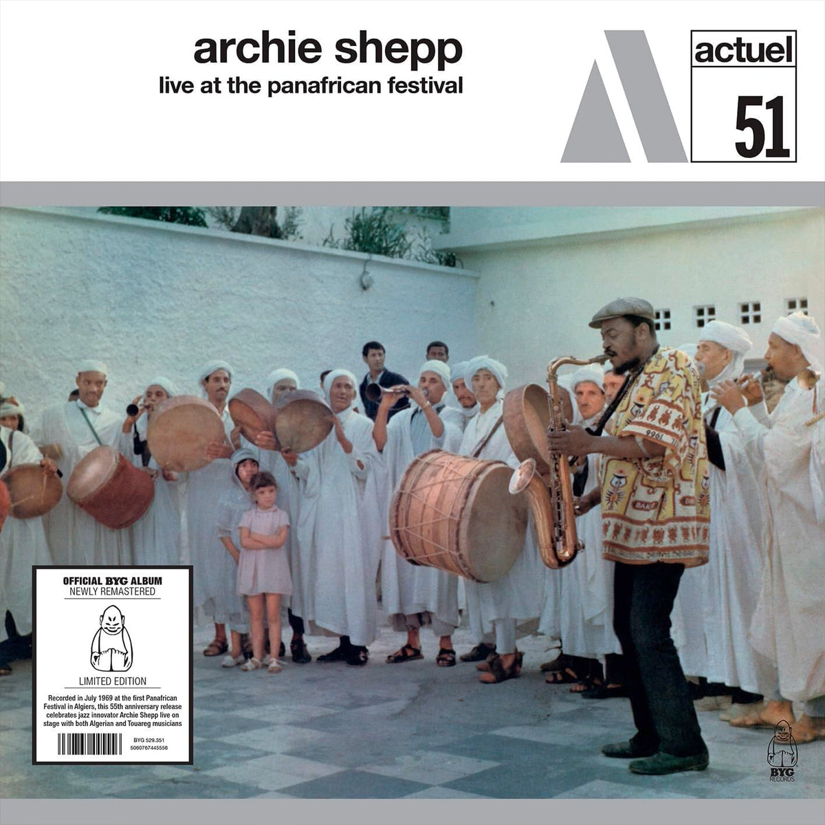 Archie Shepp – Live at the Panafrican Festival vinyl record cover