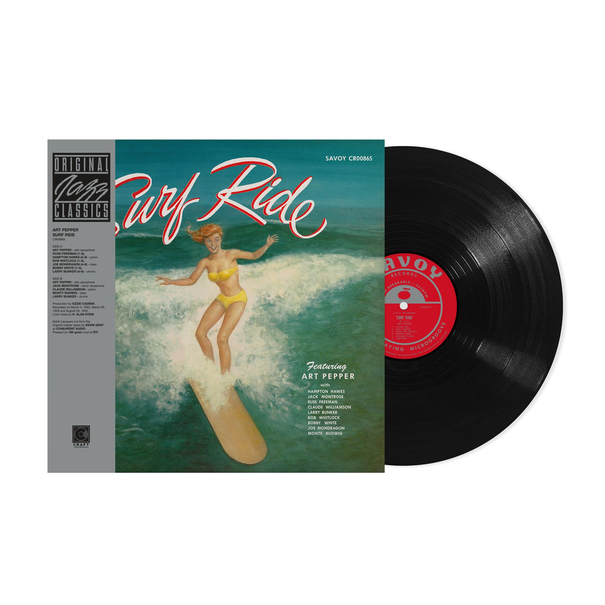 Art Pepper – Surf Ride vinyl record cover