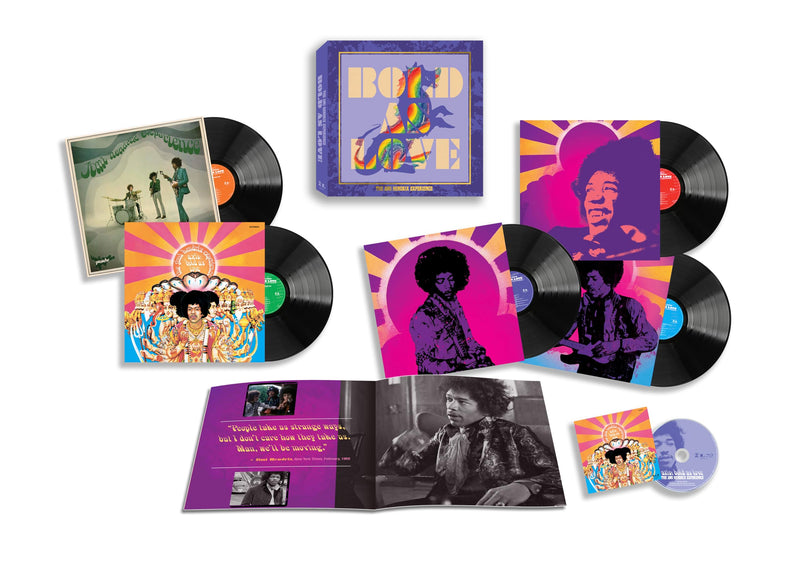 The Jimi Hendrix Experience – Bold As Love (Box Set) vinyl record cover