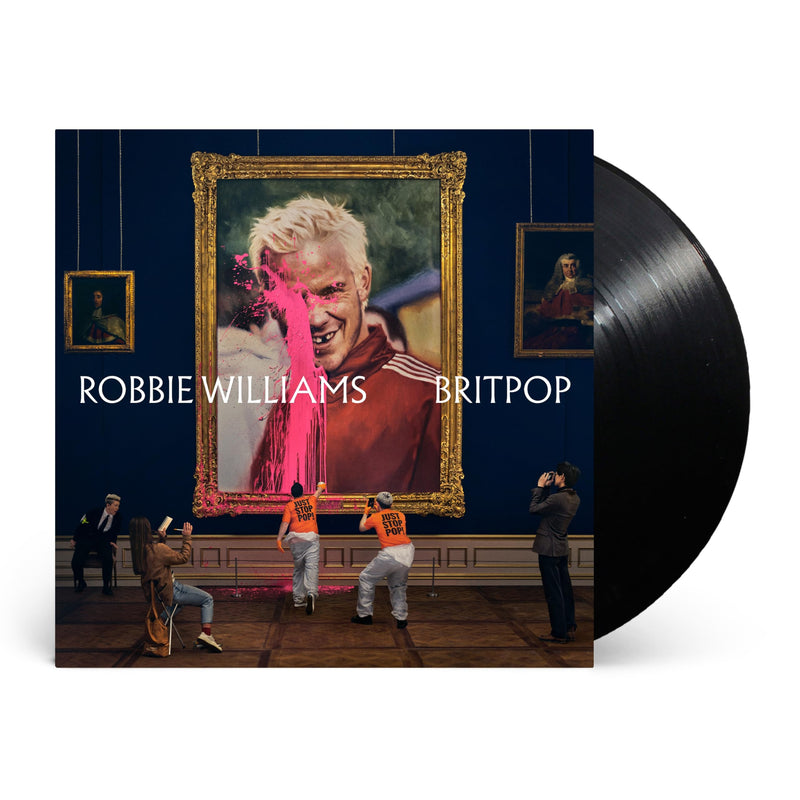 Robbie Williams – Britpop vinyl record cover