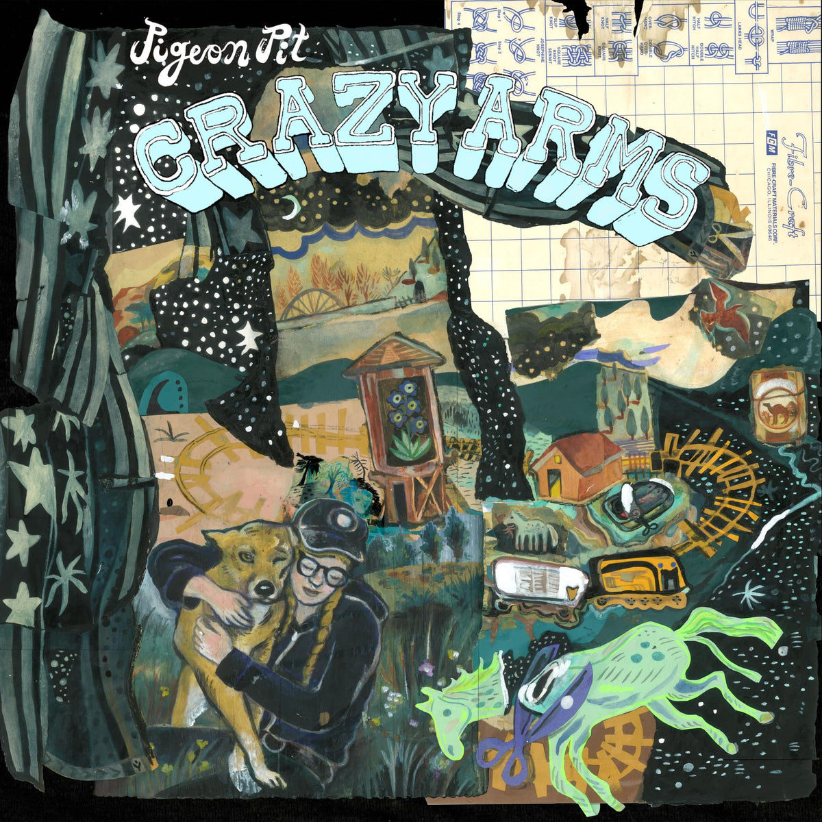 Pigeon Pit – Crazy Arms vinyl record cover