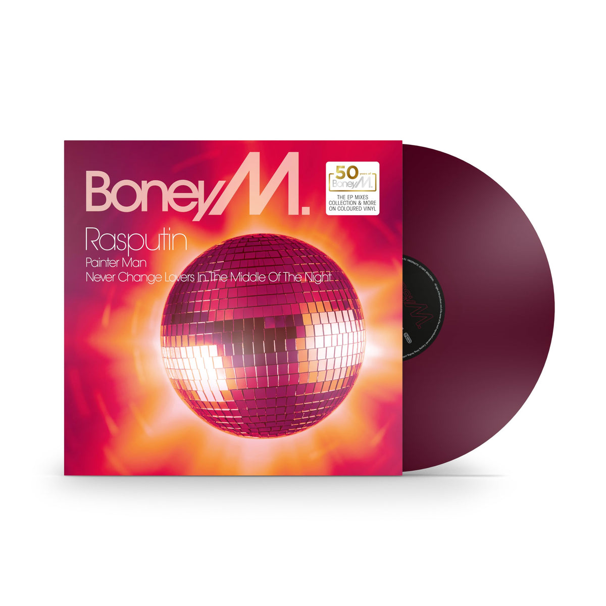 Boney M. – Rasputin (12 Inch Single) (LP) by Boney M. vinyl record cover