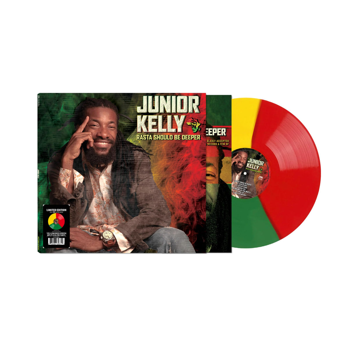 Junior Kelly – Rasta Should Be Deeper vinyl record cover