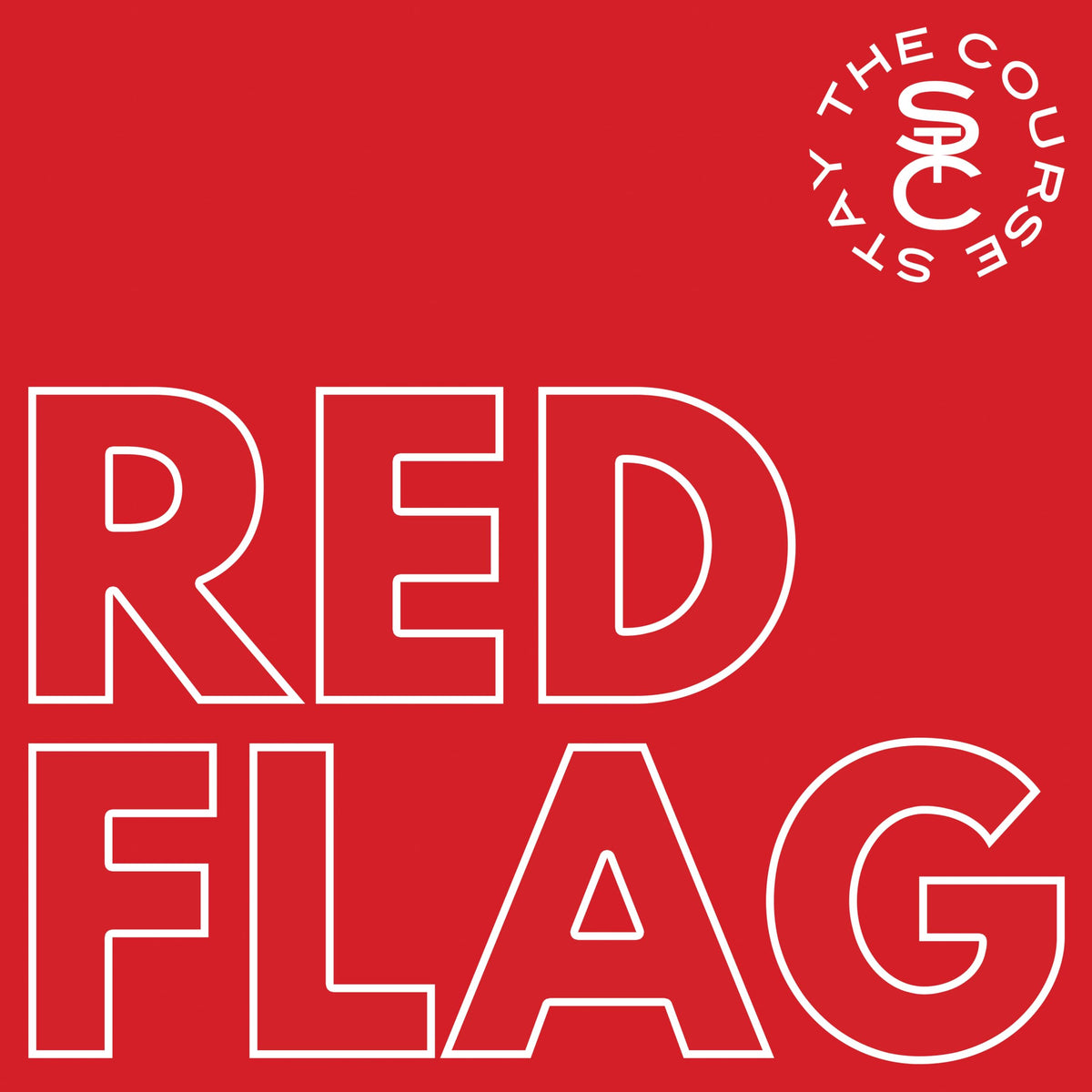 Stay the Course – Red Flag vinyl record cover