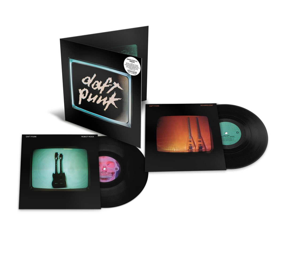 Daft Punk – Human After All (Remixes)(2LP) by Daft Punk vinyl record cover