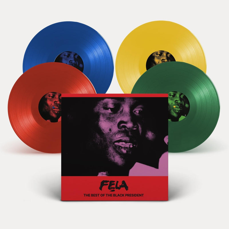 Fela Kuti – The Best of the Black President vinyl record cover