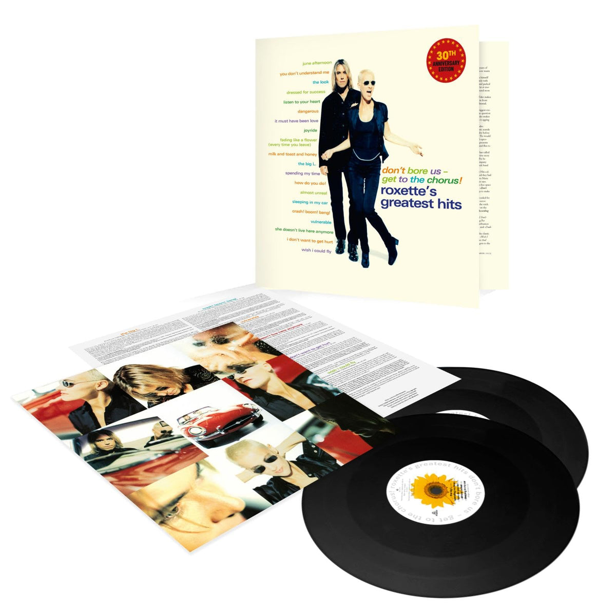 Roxette – Don't Bore Us - Get to the Chorus! vinyl record cover