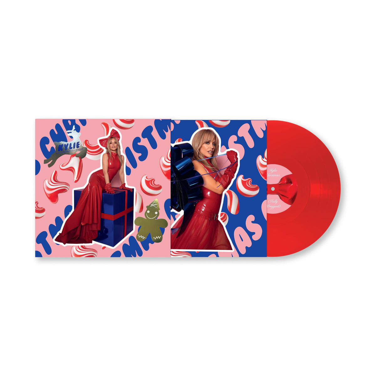 Kylie Minogue – Kylie Christmas (Fully Wrapped) vinyl record cover
