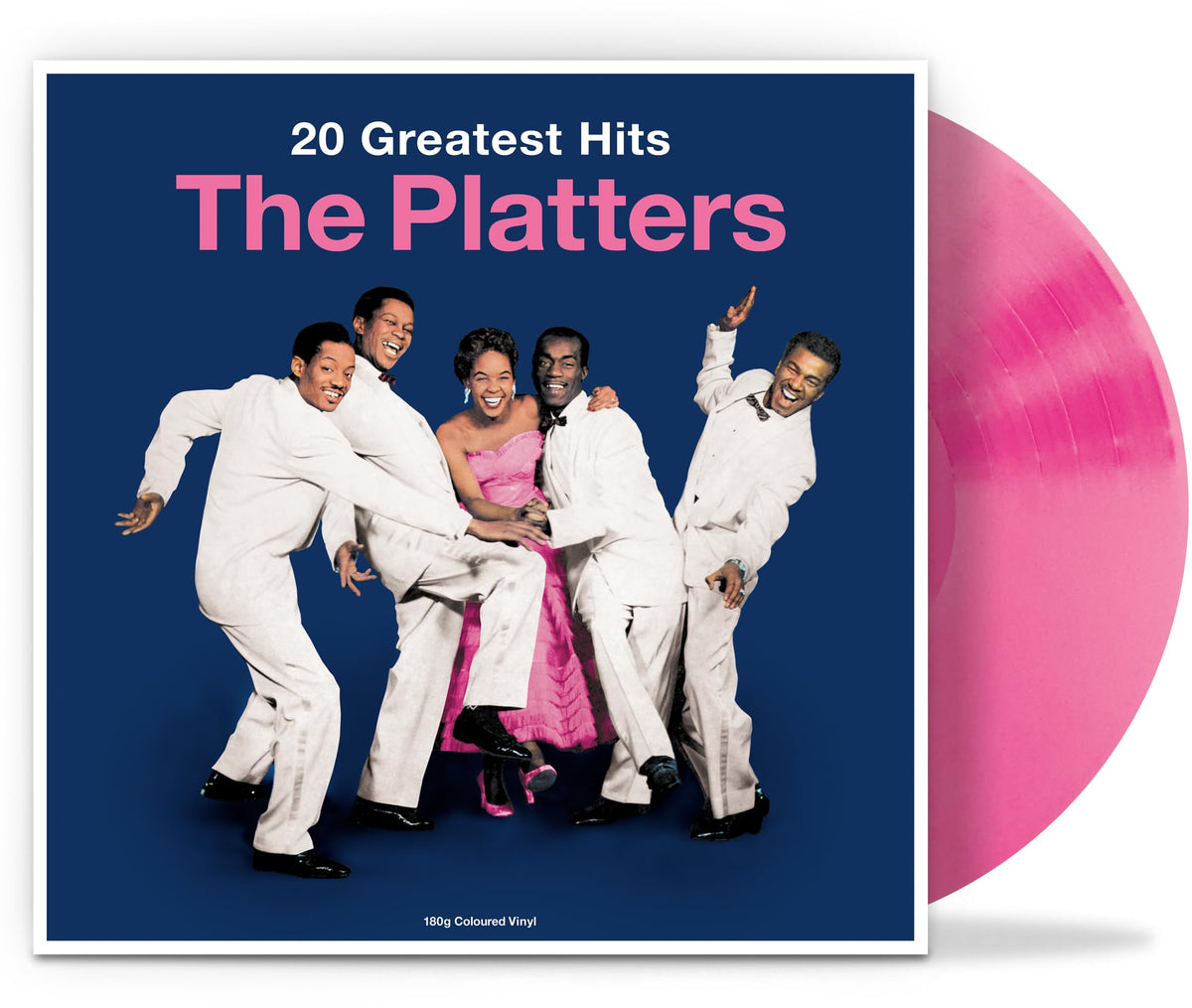 Platters – 20 Greatest Hits (Pink Vinyl) vinyl record cover