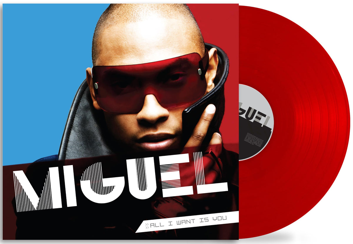 Miguel – All I Want Is You (150g Translucent Red Vinyl) (LP) by Miguel vinyl record cover