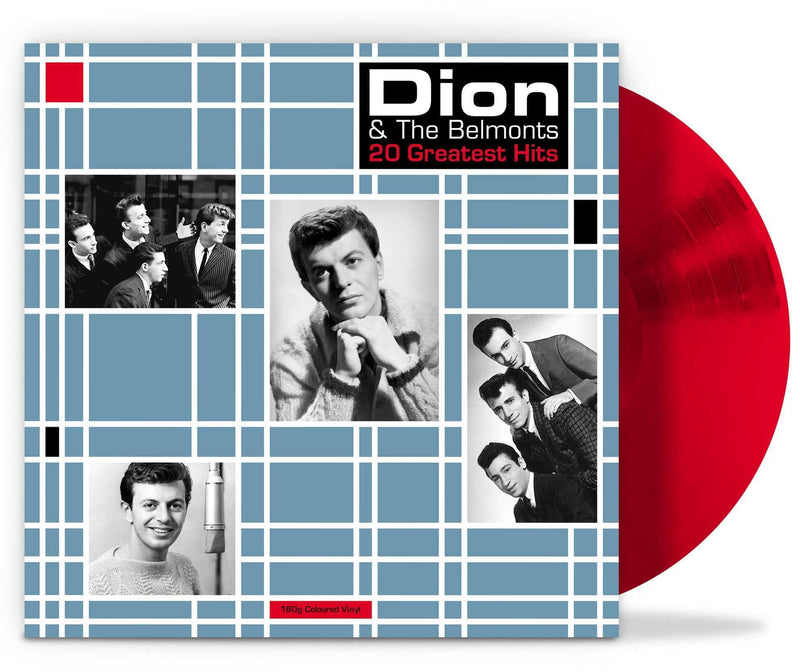 Dion & The Belmonts – 20 Greatest Hits (180G Red Vinyl) vinyl record cover