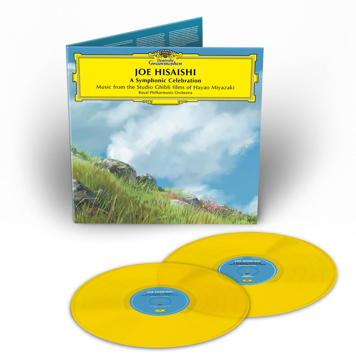 Joe Hisaishi/Royal Philharmonic Orchestra – A SYMPHONIC CELEBRATION (2LP) by JOE HISAISHI/ROYAL PHILHARMONIC ORCHESTRA vinyl record cover