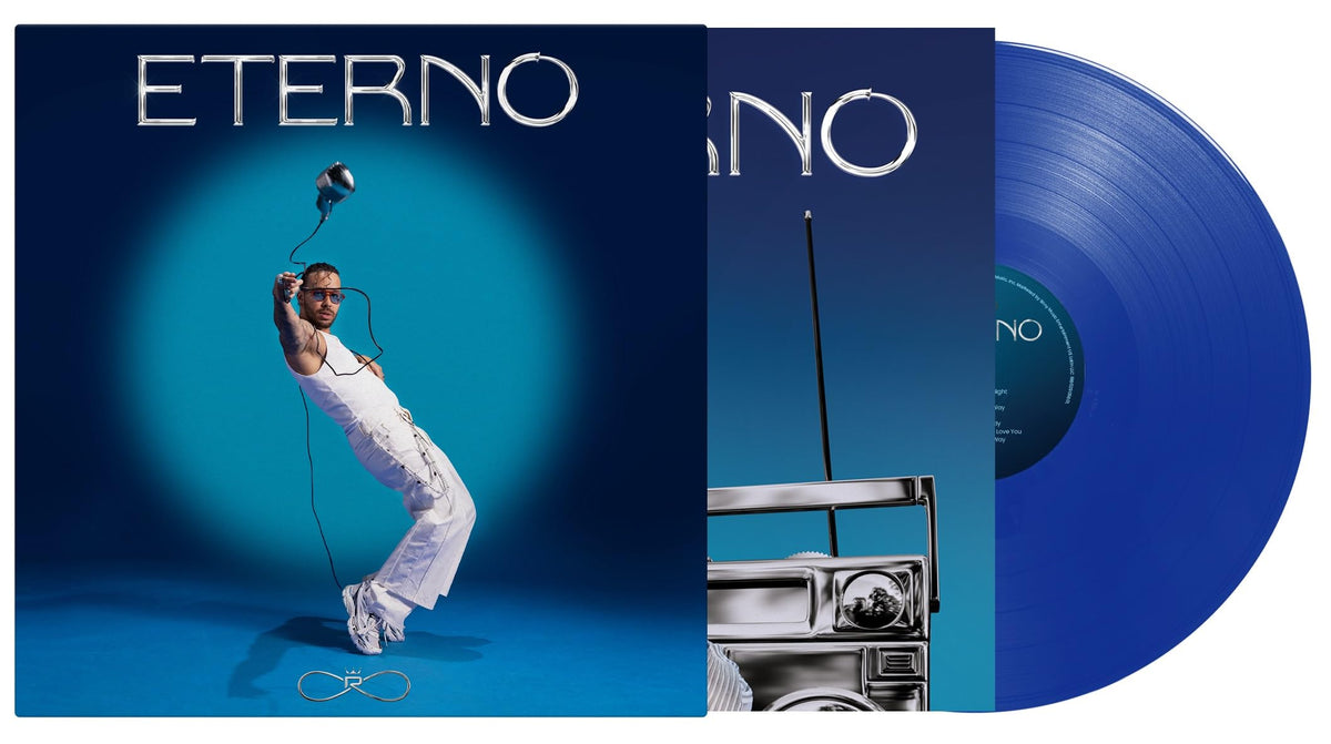 Prince Royce – Eterno (Blue Vinyl) vinyl record cover