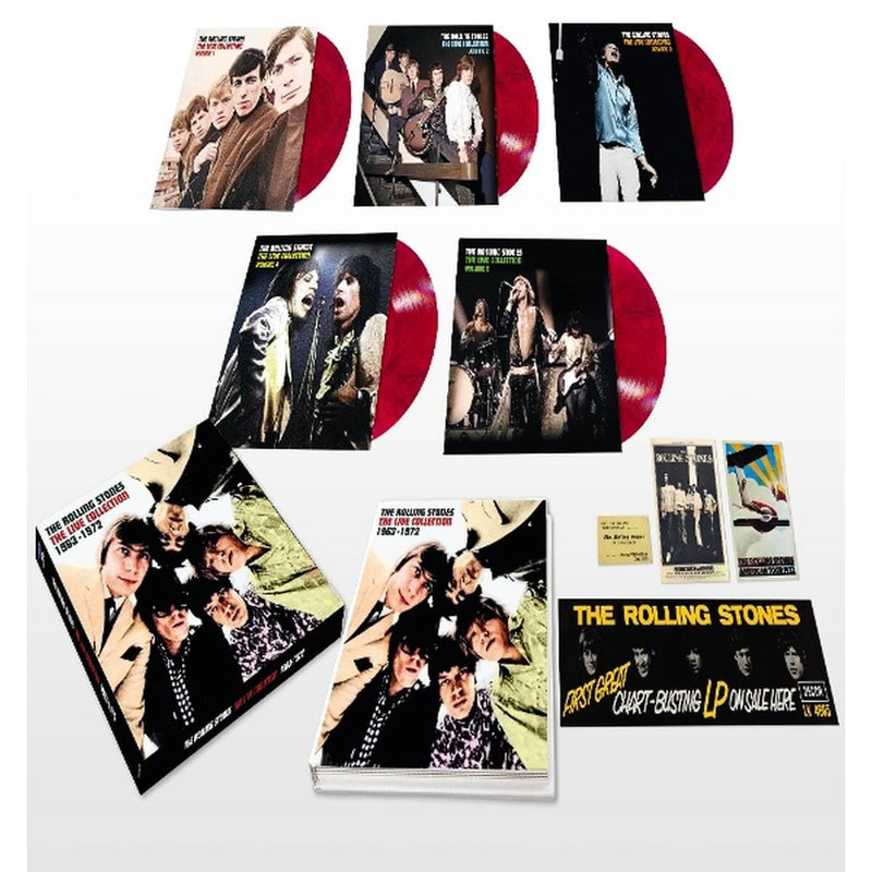 The Rolling Stones – The Live Collection 1963 – 1972 by THE ROLLING STONES [5 LP] vinyl record cover