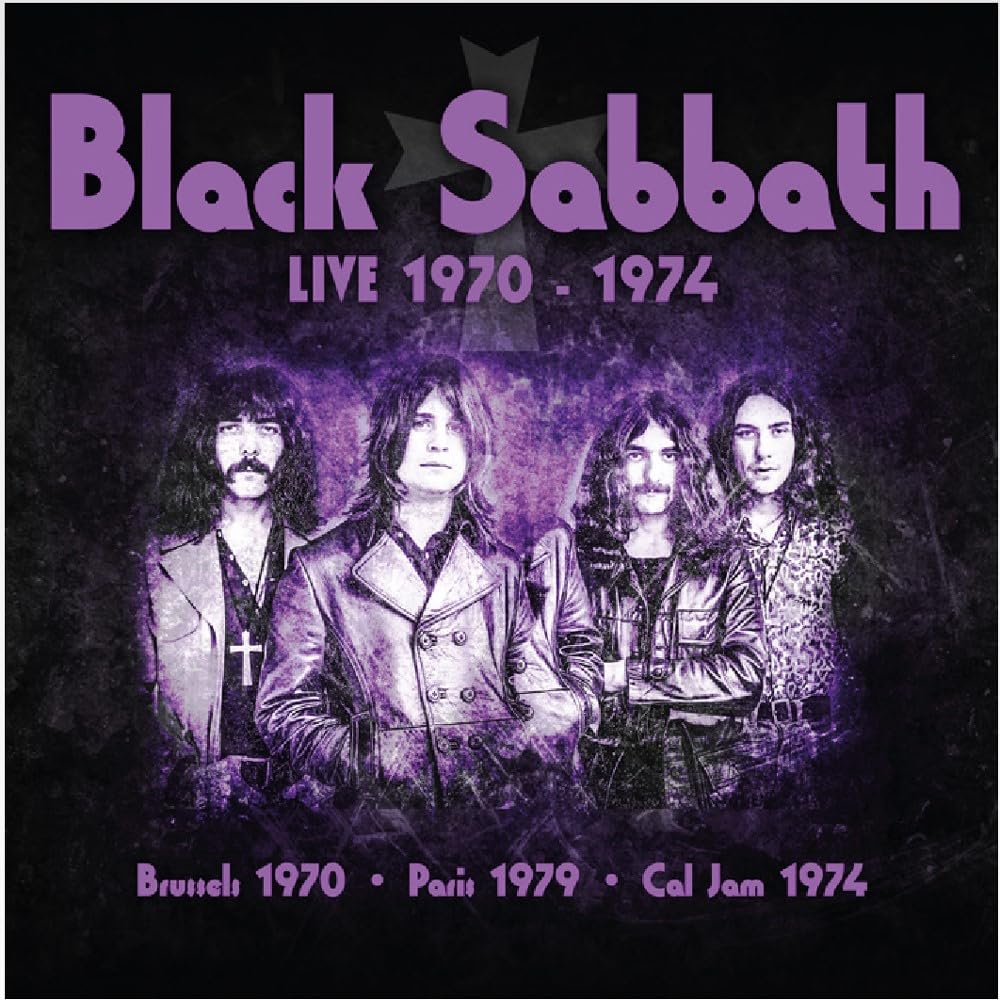 Black Sabbath – LIVE 1970 - 1974 by BLACK SABBATH [LP] vinyl record cover
