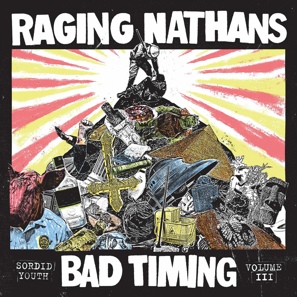 The Raging Nathans – Bad Timing vinyl record cover