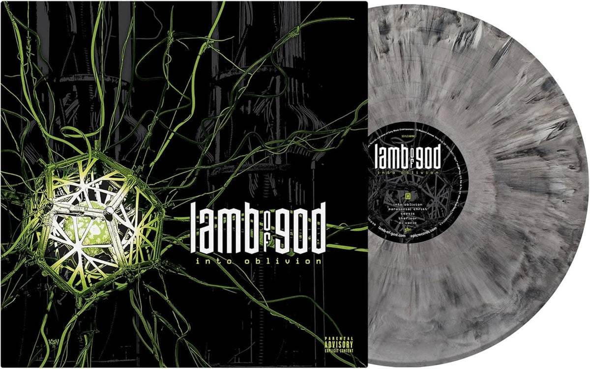 Lamb Of God – Into Oblivion Indie Exclusive Vinyl (Poltergeist Vinyl) by Lamb Of God [LP] vinyl record cover