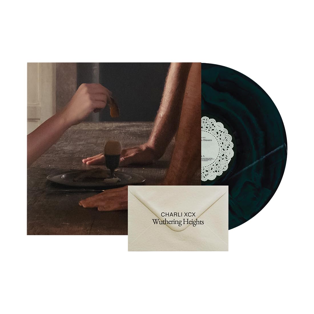 Charli xcx – Wuthering Heights vinyl record cover