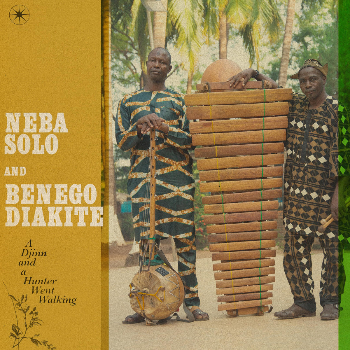 Neba Solo and Benego Diakité – A Djinn and a Hunter Went Walking vinyl record cover