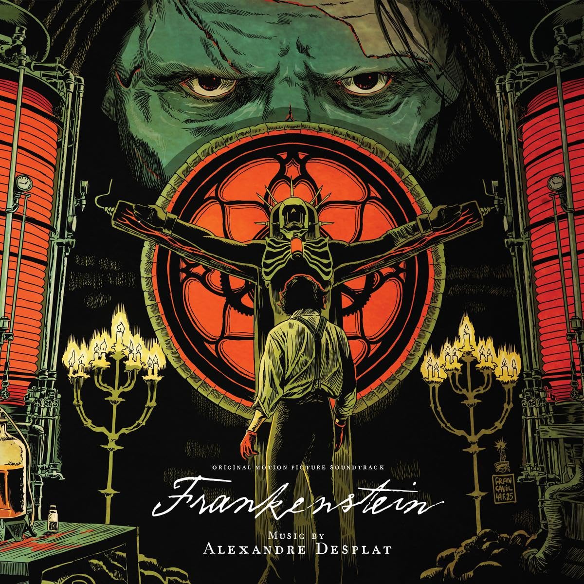 Alexandre Desplat – Frankenstein vinyl record cover