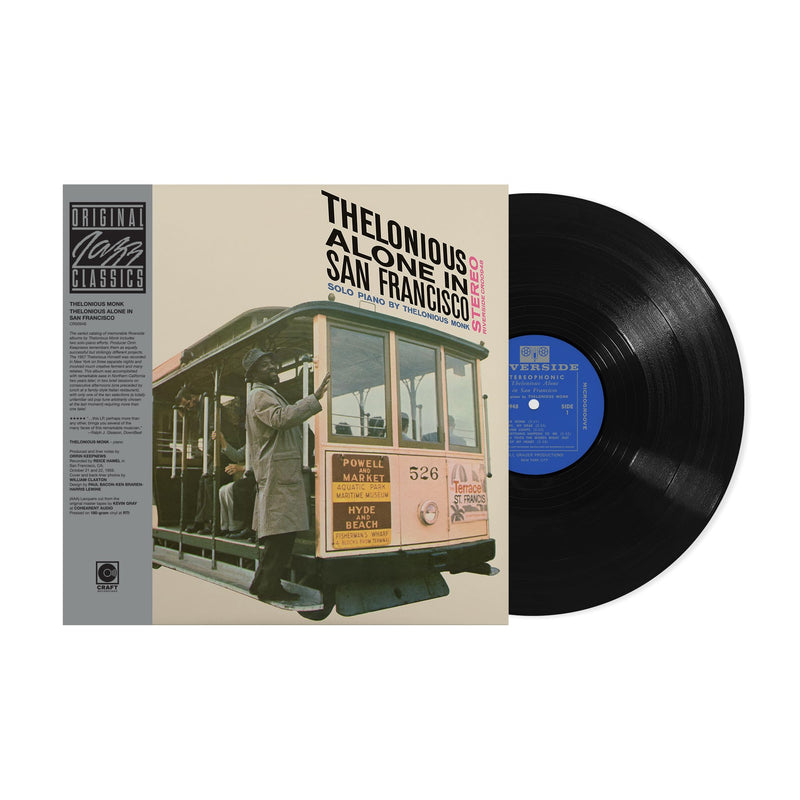 Thelonious Monk – Thelonious Alone in San Francisco vinyl record cover