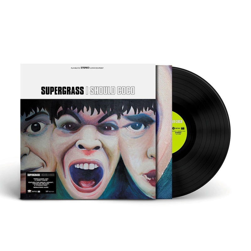 Supergrass – I Should Coco vinyl record cover