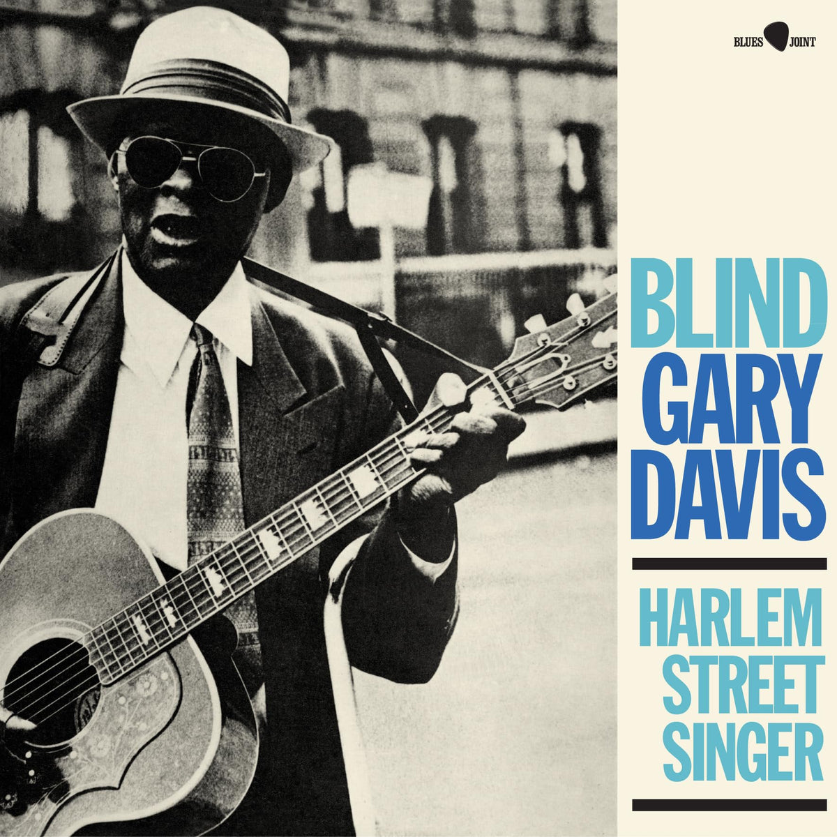 Blind Gary Davis – Harlem Street Singer vinyl record cover