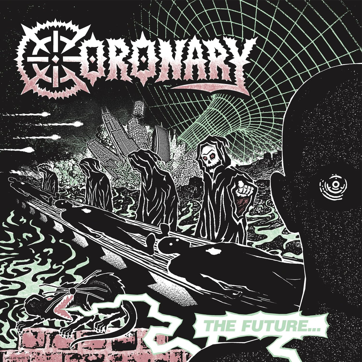 Coronary – The Future... Is Now vinyl record cover