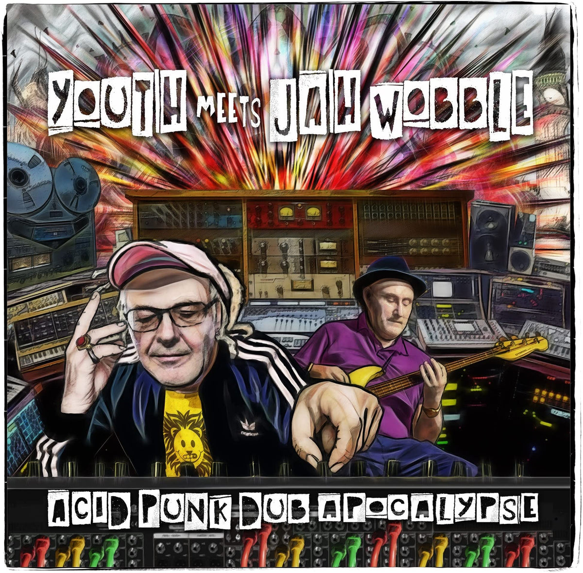 Youth Meets Jah Wobble – Acid Punk Dub Apocalypse vinyl record cover