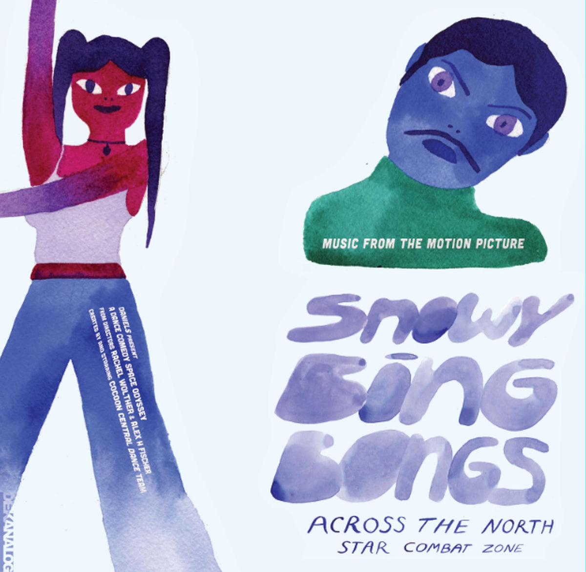 Various Artists – Snowy Bing Bongs Across the North Star Combat Zone vinyl record cover