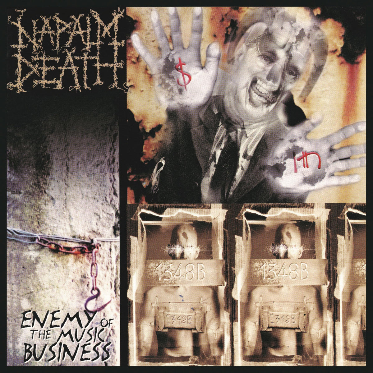 Napalm Death – Enemy of the Music Business vinyl record cover