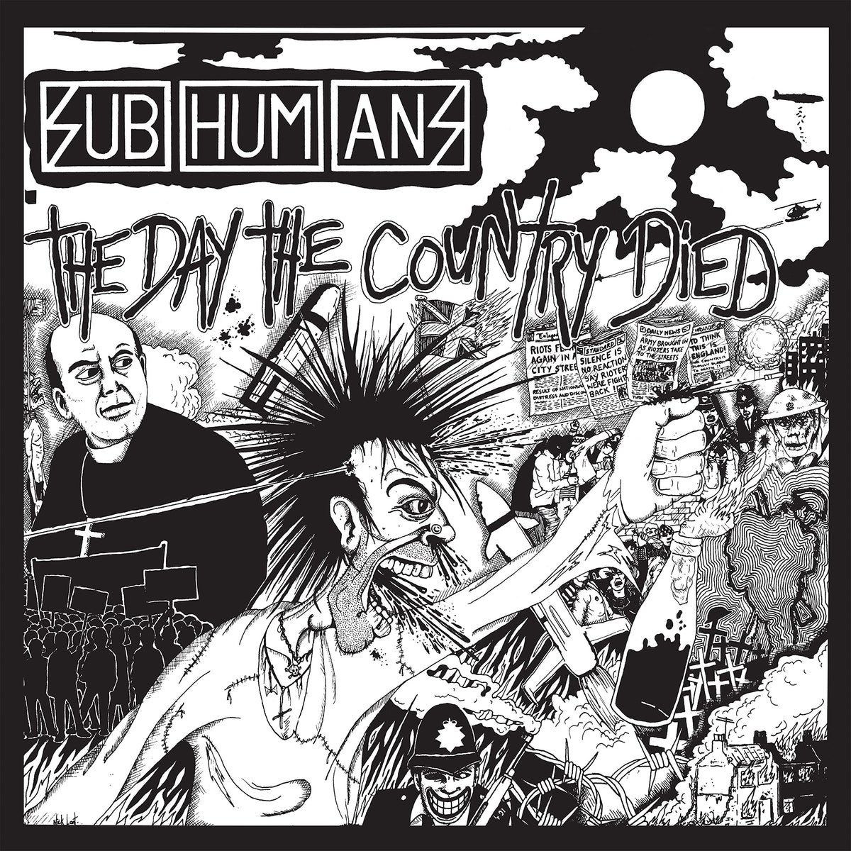 Subhumans – The Day the Country Died vinyl record cover
