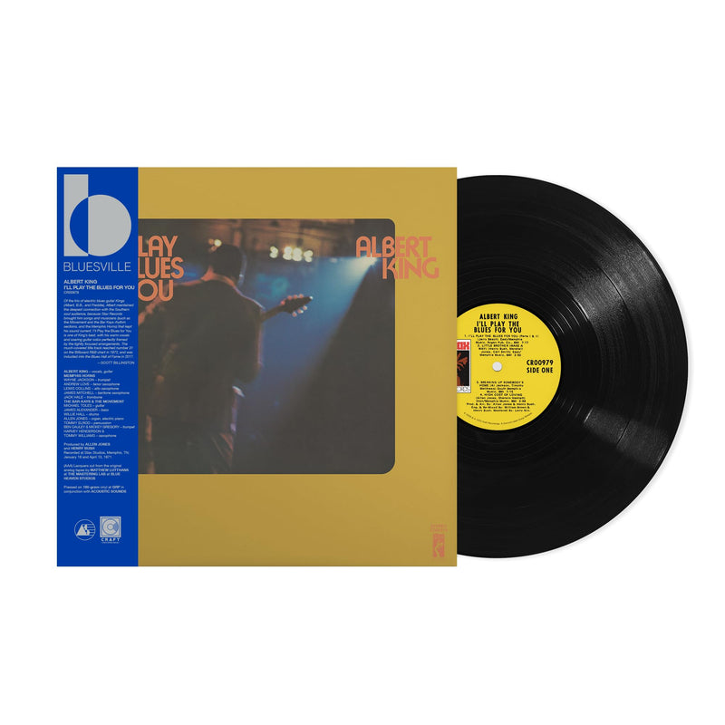 Albert King – I'll Play The Blues For You (Bluesville Acoustic Sounds Series) vinyl record cover
