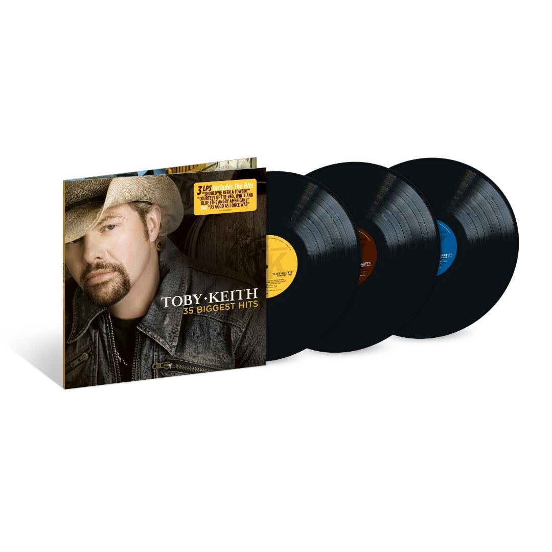 Toby Keith – 35 Biggest Hits vinyl record cover
