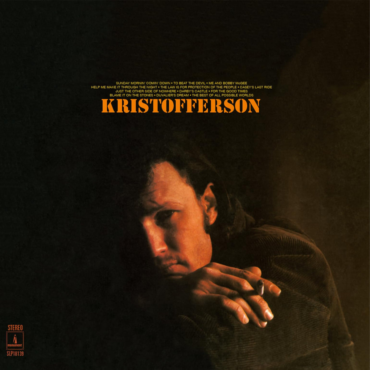 Kris Kristofferson – Kristofferson vinyl record cover
