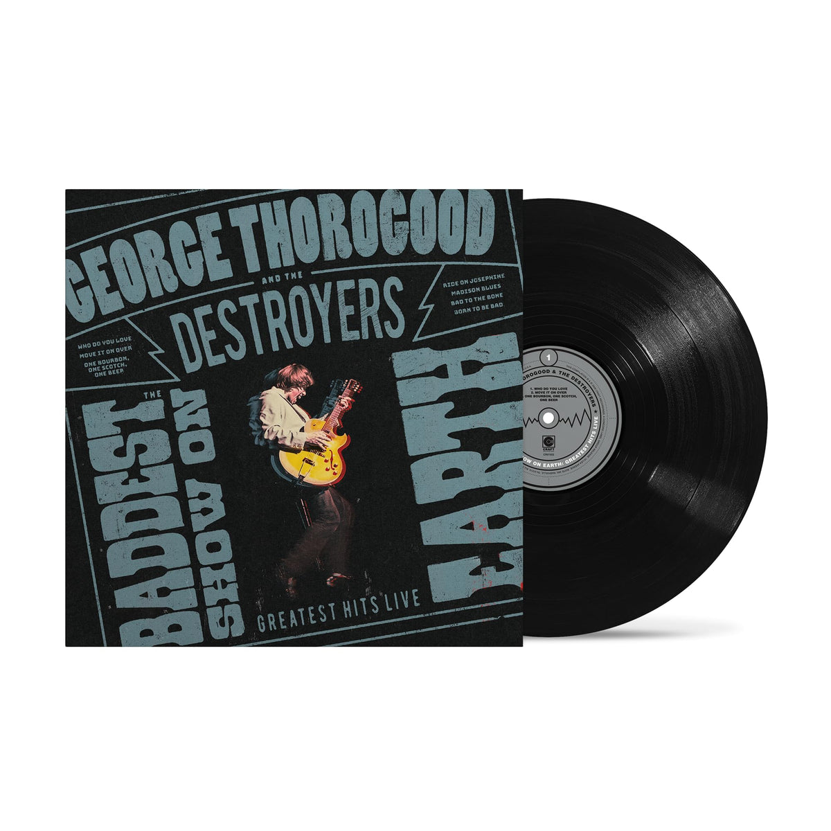 George Thorogood and The Destroyers – The Baddest Show On Earth vinyl record cover