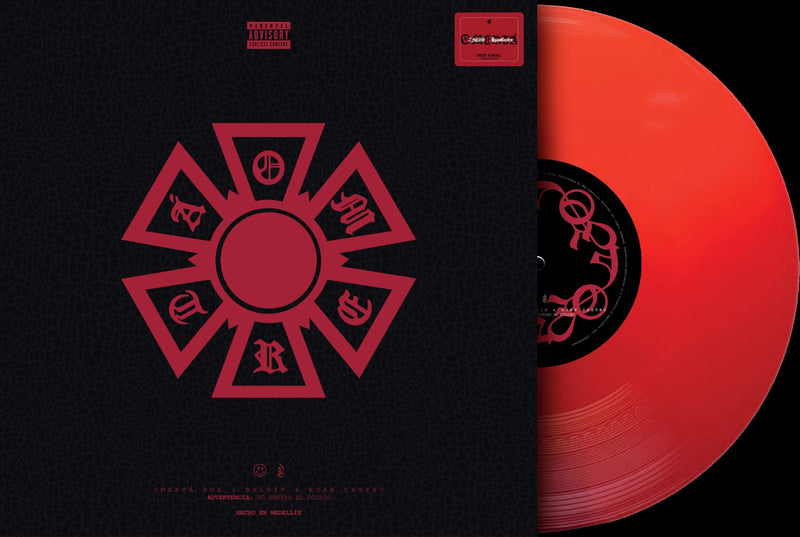 J Balvin / Ryan Castro – Omerta(Red Vinyl) vinyl record cover