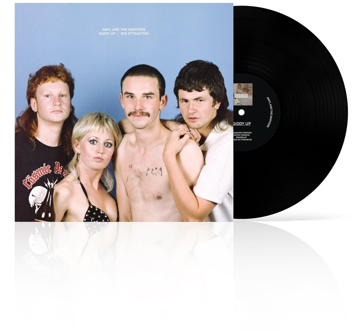 Amyl and the Sniffers – Giddy Up/Big Attraction (10 Year Anniversary) vinyl record cover