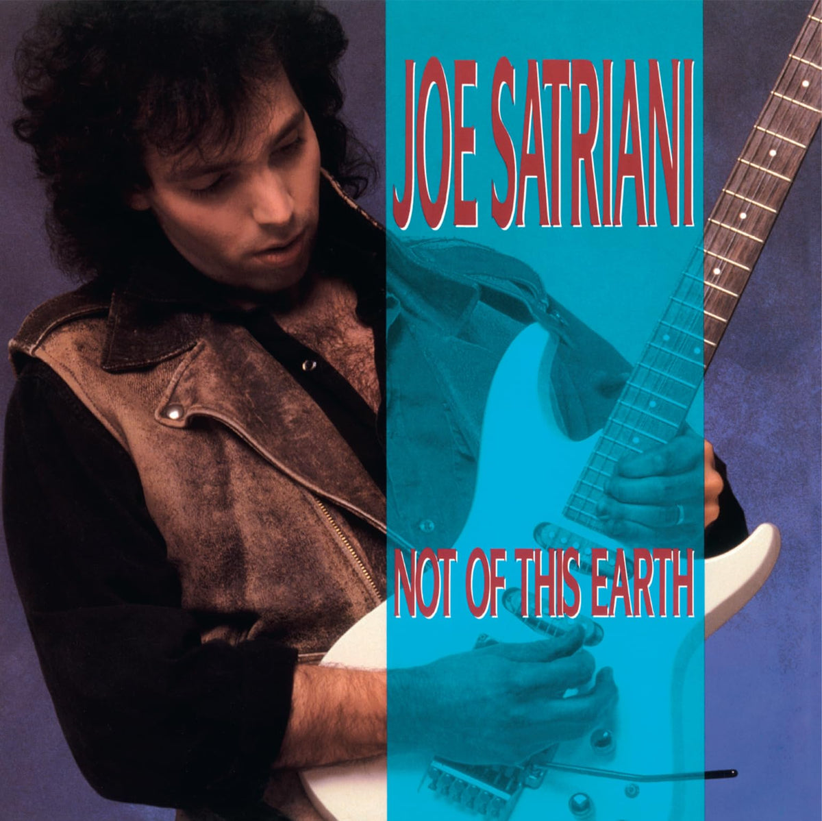Joe Satriani – Not of This Earth vinyl record cover