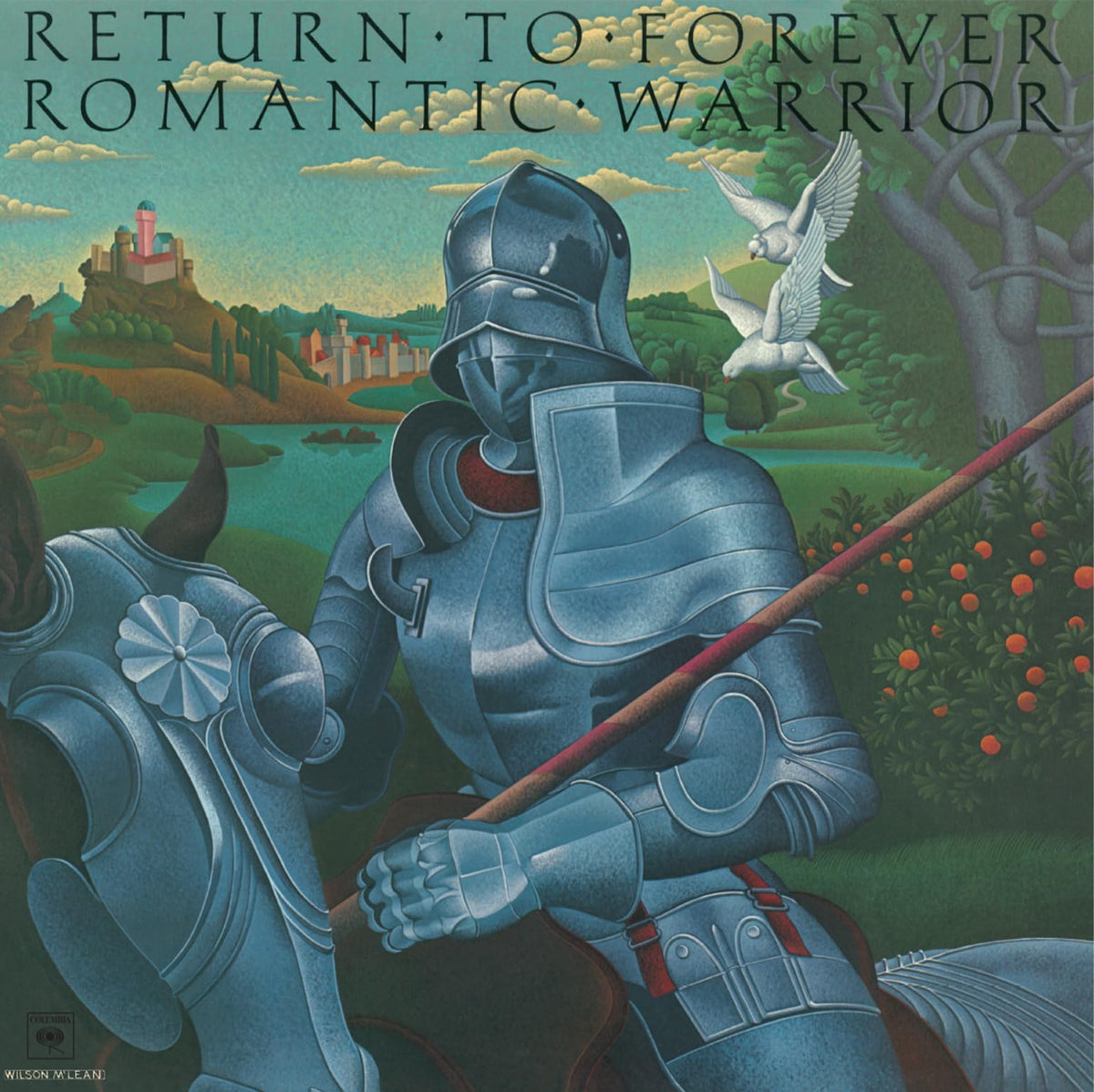 Romantic Warrior – Return To Forever (Translucent Blue Vinyl) (LP) by Romantic Warrior vinyl record cover