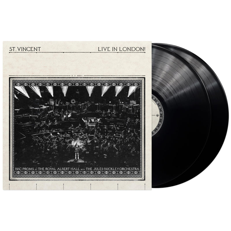 St. Vincent with The Jules Buckley Orchestra – Live in London! (BBC Proms at the Royal Albert Hall) vinyl record cover