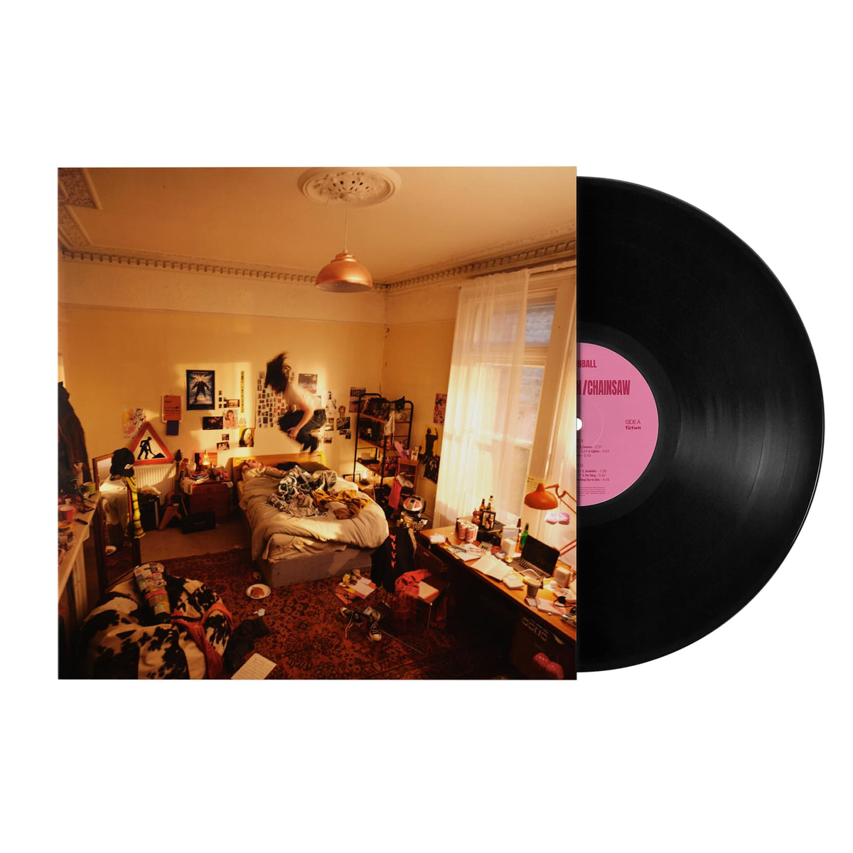 Man/Woman/Chainsaw – Cannonball vinyl record cover