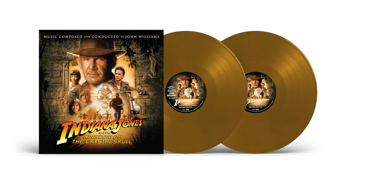 John Williams – Indiana Jones and the Kingdom of the Crystal Skull vinyl record cover
