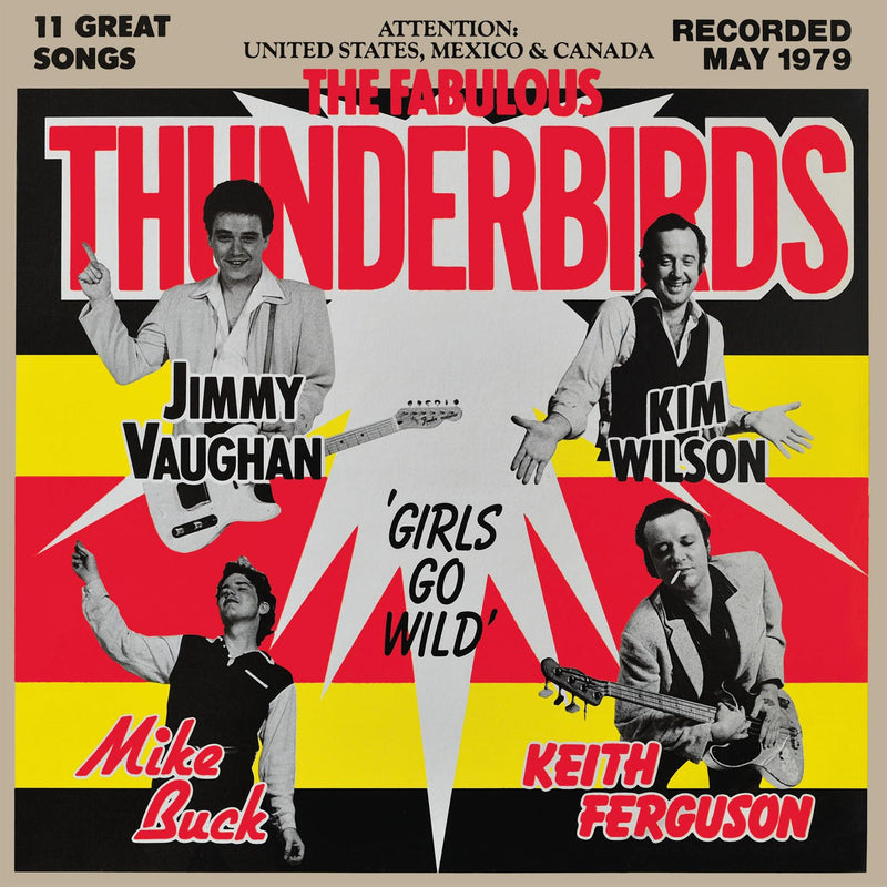 The Fabulous Thunderbirds – Girls Go Wild vinyl record cover