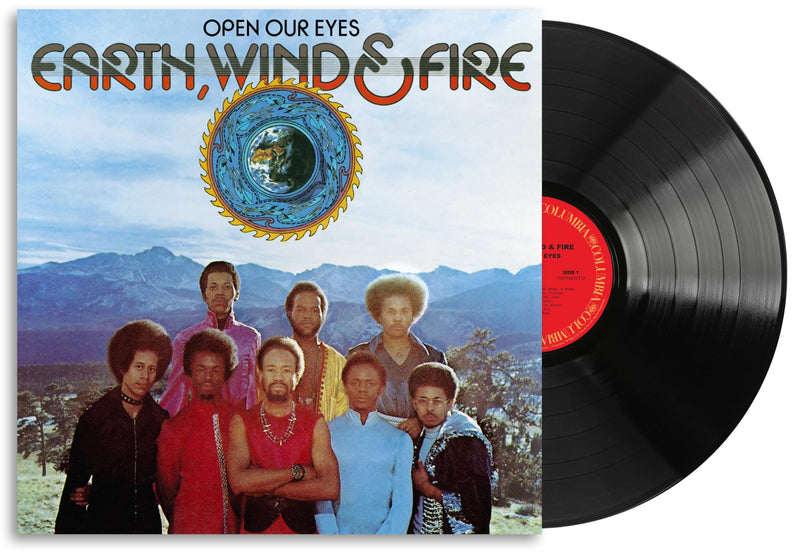 Earth, Wind & Fire – Open Our Eyes vinyl record cover