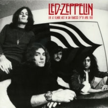 Led Zeppelin – Live at Fillmore West in San Francisco, 24th of April 1969 vinyl record cover