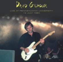 David Gilmour – Live at Pennsylvania University, 12 July 1984 vinyl record cover
