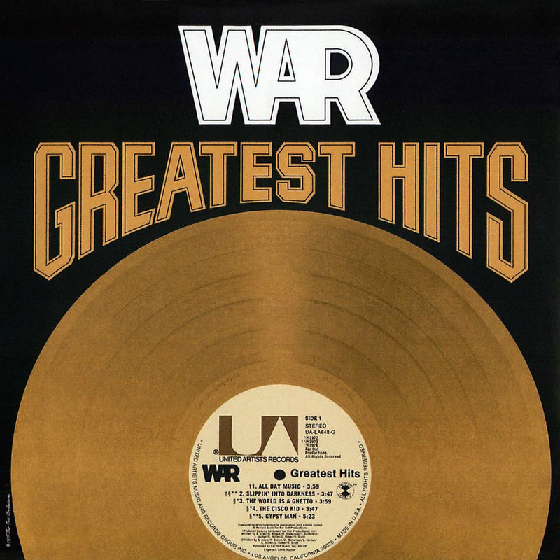 War – Greatest Hits vinyl record cover