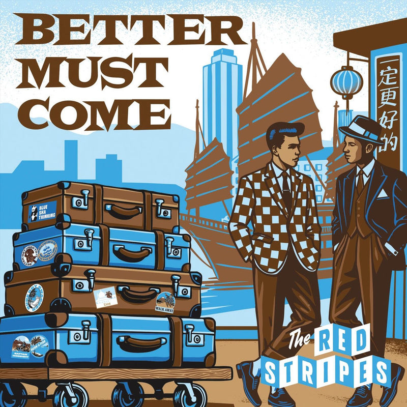 Red Stripes – Better Must Come (Blue Vinyl) vinyl record cover
